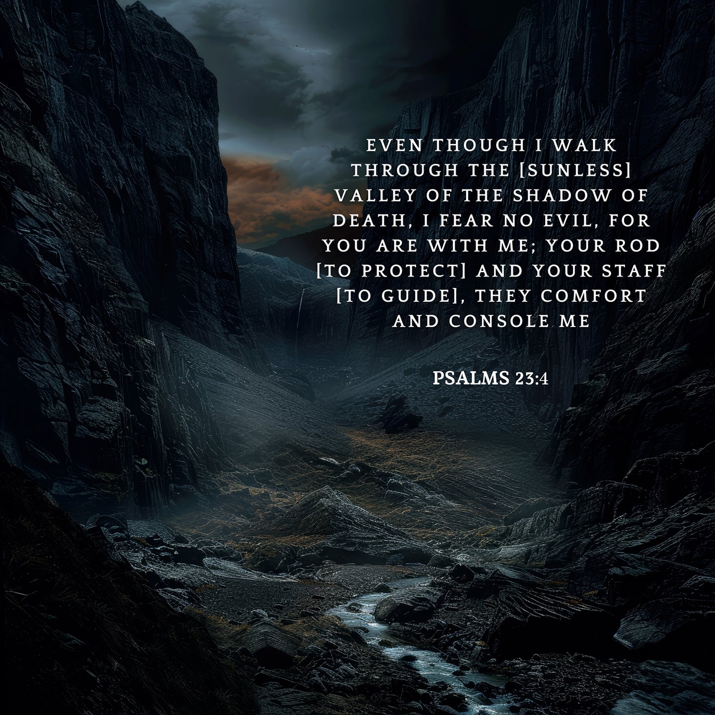 Psalms 23:4