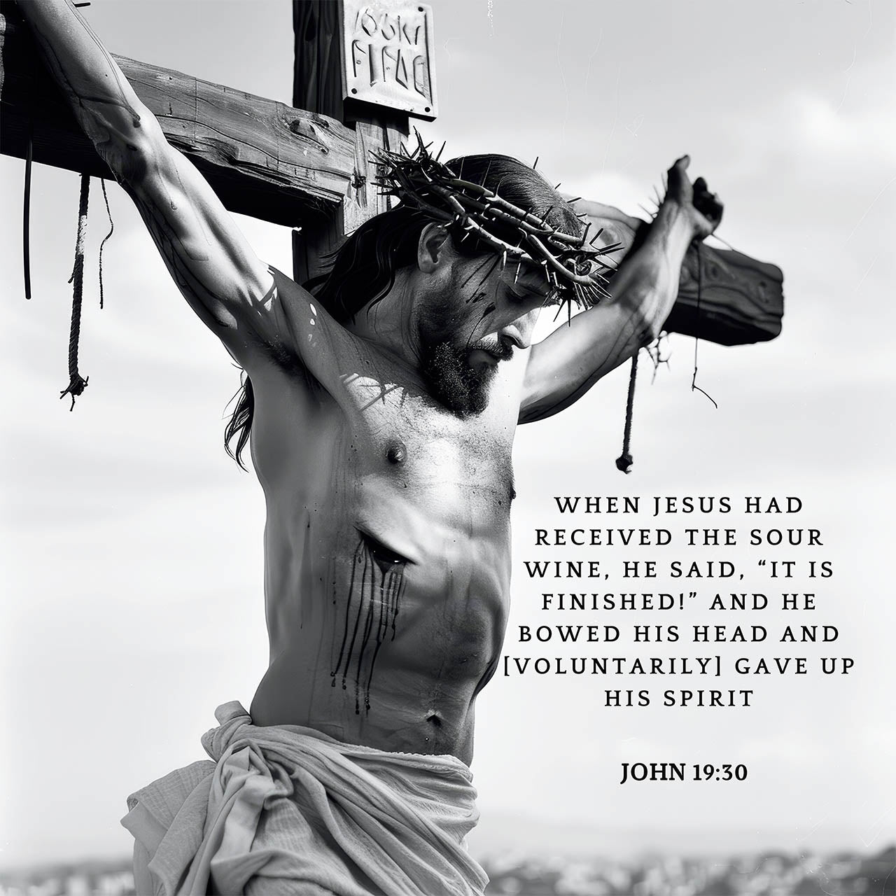 John 19:30
It is finished