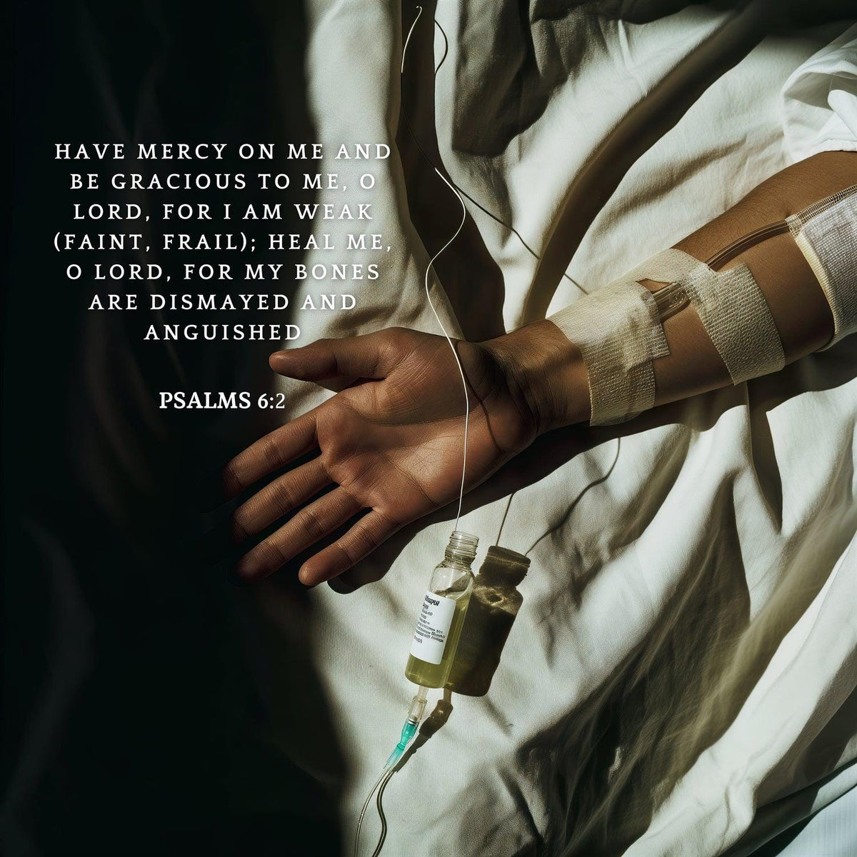 Psalms 6:2 Bible Verse Print – Christian Wall Art