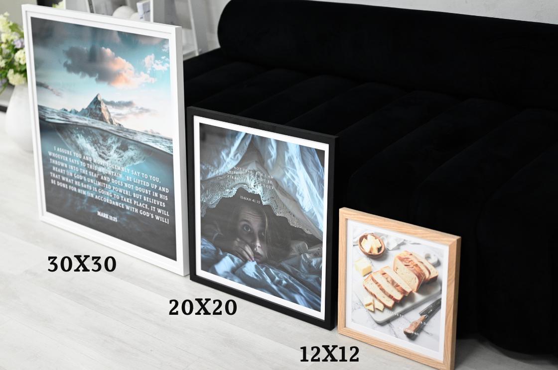Psalms 23:2-3 Bible Verse Wall Art – Christian Home Decor