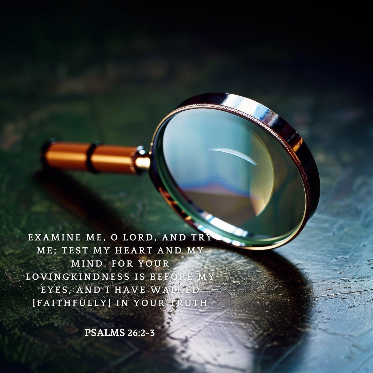 Psalms 26:2-3 Scripture Art – Christian Home Decor