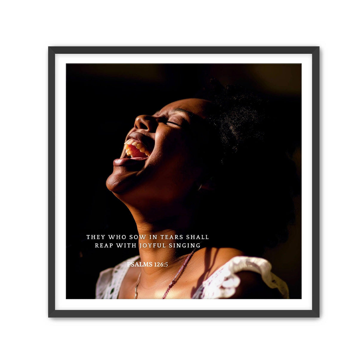 Psalms 126:5 Scripture Wall Art – Christian Home Decor