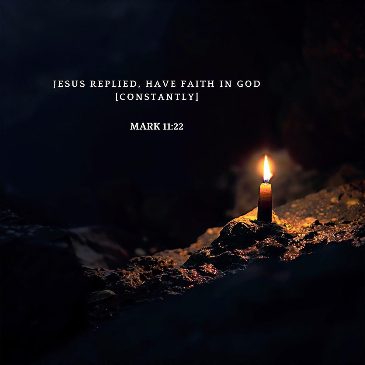 Mark 11:22 Scripture Wall Art - Christian Home Decor