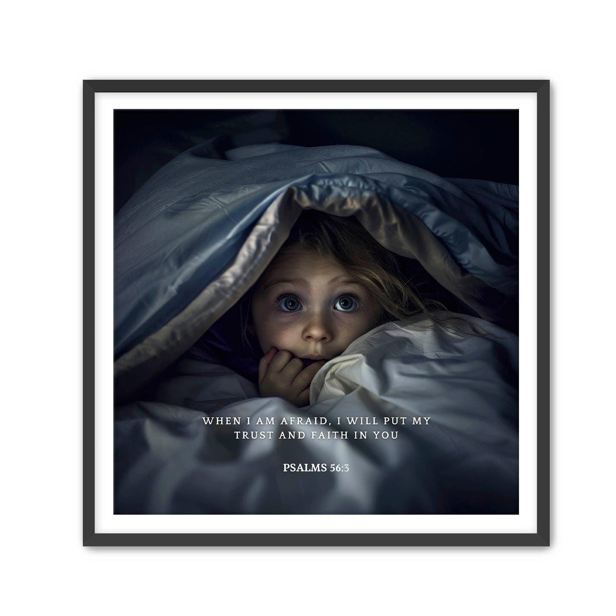 Psalms 56:3 Scripture Wall Art – Christian Home Decor